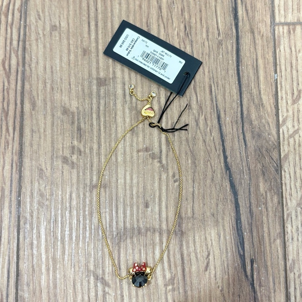 NWT Kate Spade Disney Minnie Mouse Slider Bracelet